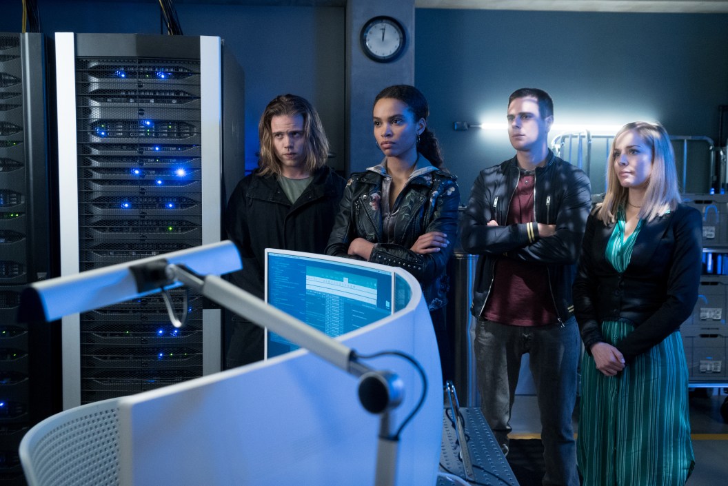 The time-traveling cast of Netflix sci-fi show Travelers