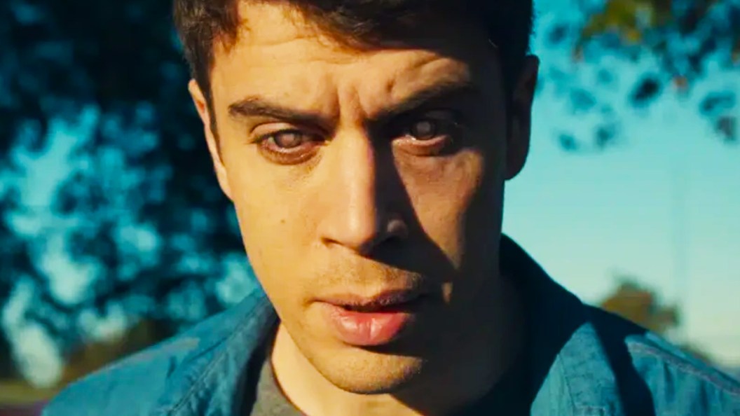 Toby Kebbell watching memories in Black Mirror