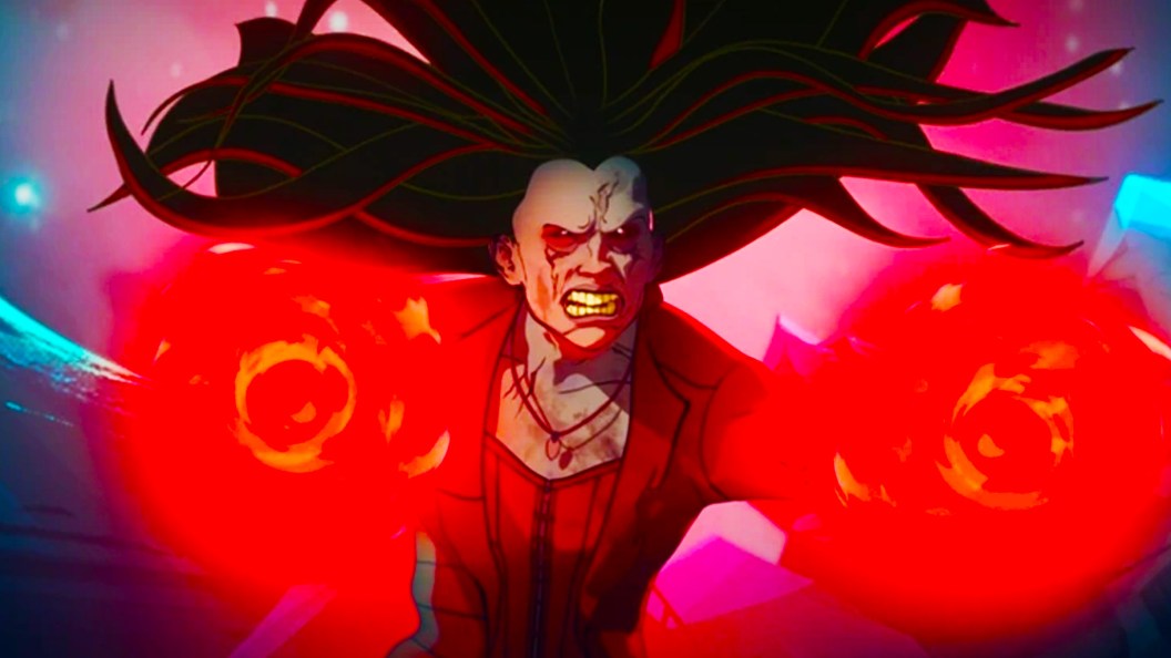 Zombie Scarlet Witch using her powers in What If...?