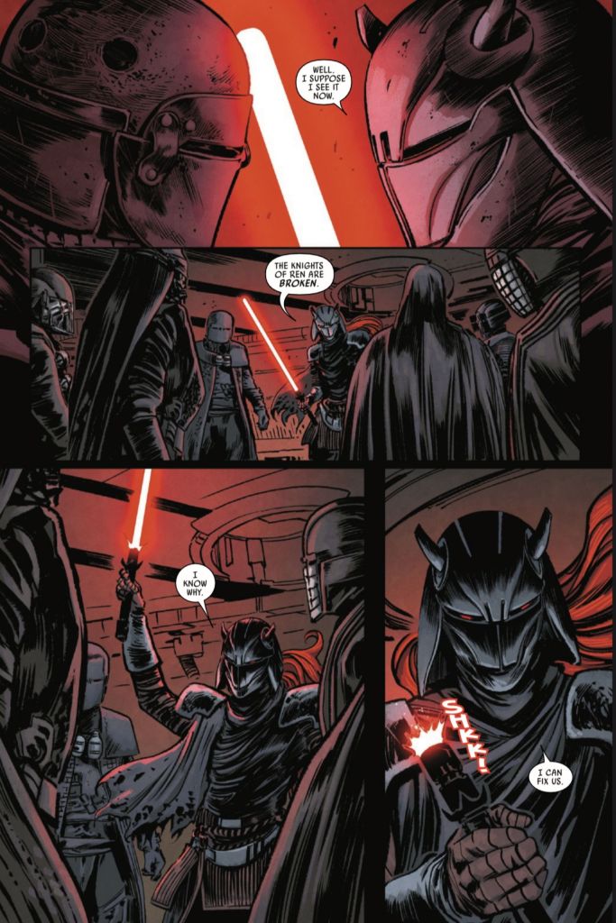 Tava Ren and Kylo Ren in Star Wars: Legacy of Vader by Charles Soule