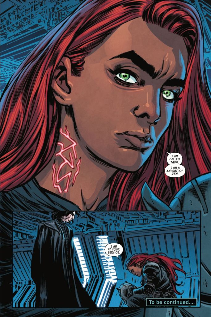 Tava Ren and Kylo Ren in Star Wars: Legacy of Vader by Charles Soule