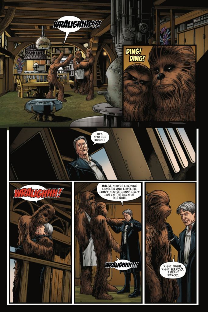 Chewbacca and Han Solo