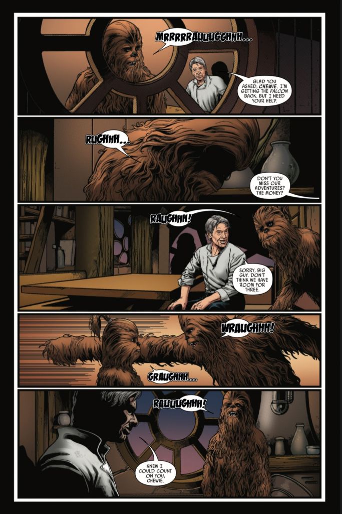 Chewbacca and Han Solo