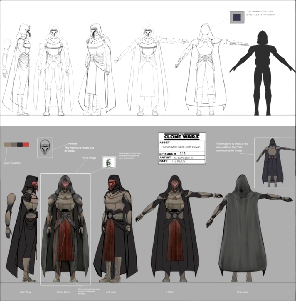 Darth Revan concept art Star Wars