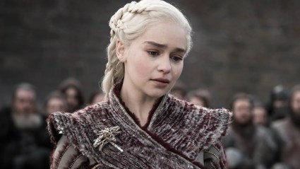 Emilia Clarke as Daenerys Targaryen in Game of Thrones