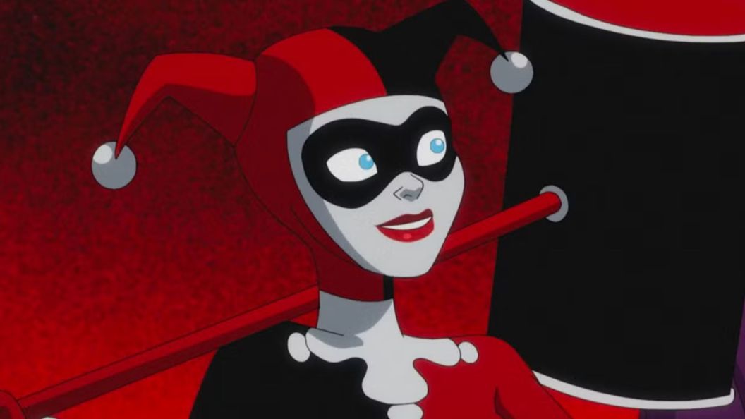 Harley Quinn holding her mallet.