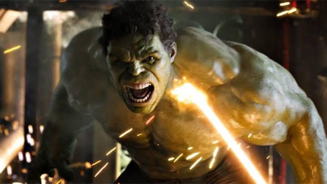 Hulk getting shot in The Avengers.