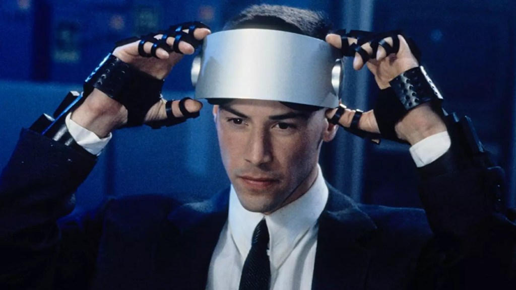 Keanu Reeves in Johnny Mnemonic