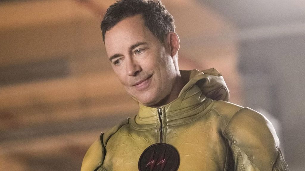Reverse-Flash smirking in The Flash.