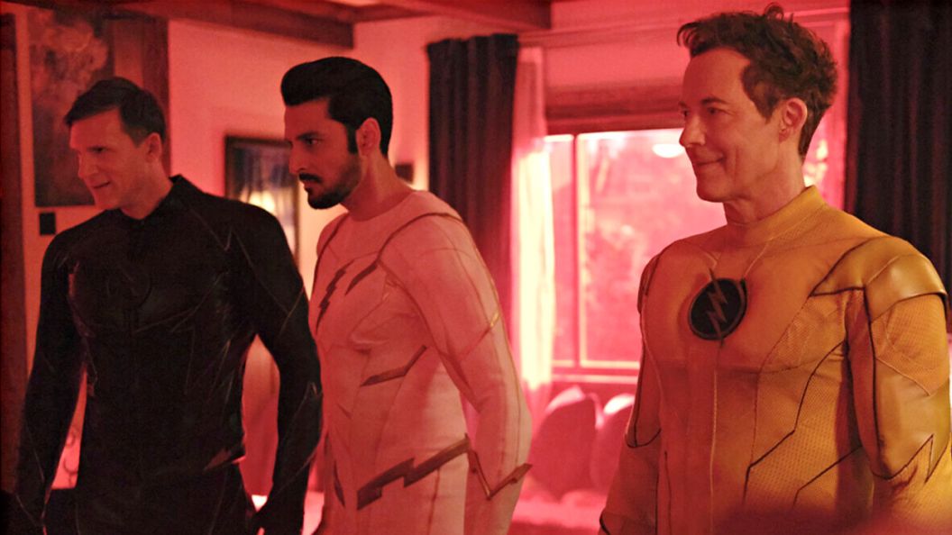 Reverse-Flash, Zoom, and Godspeed in The Flash.