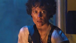 Close-up of Sigourney Weaver as Ripley in Aliens