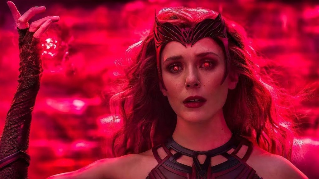 Elizabeth Olsen as Scarlet Witch in the MCU