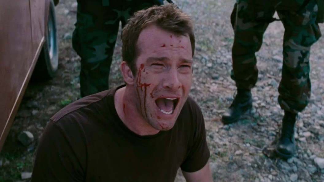 Thomas Jane as David in The Mist (2007) screaming