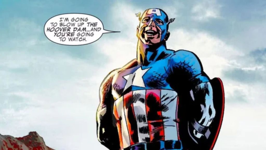 William Burnside as Captain America.