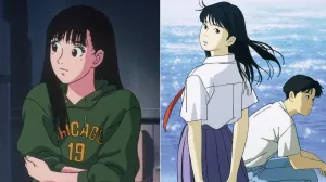 Roujin Z and Ocean Waves as split image