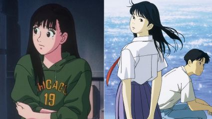 Roujin Z and Ocean Waves as split image