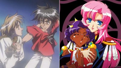 Split image featuring Revolutionary Girl Utena, and The Vision of Escaflowne
