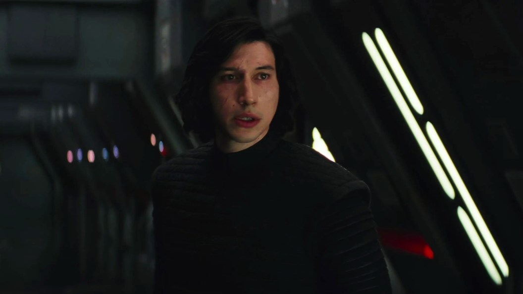 Adam Driver as Kylo Ren Star Wars The Last Jedi