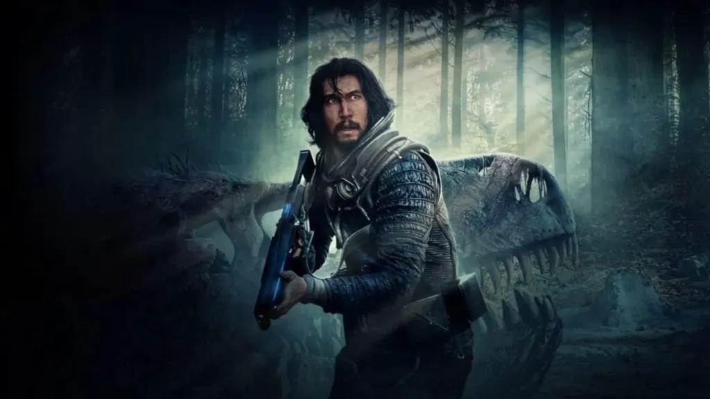 Adam Driver in the poster of 65