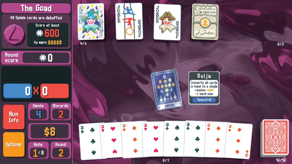 Balatro on Game Pass