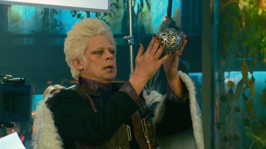 Benicio Del Toro as The Collector in Guardians of the Galaxy