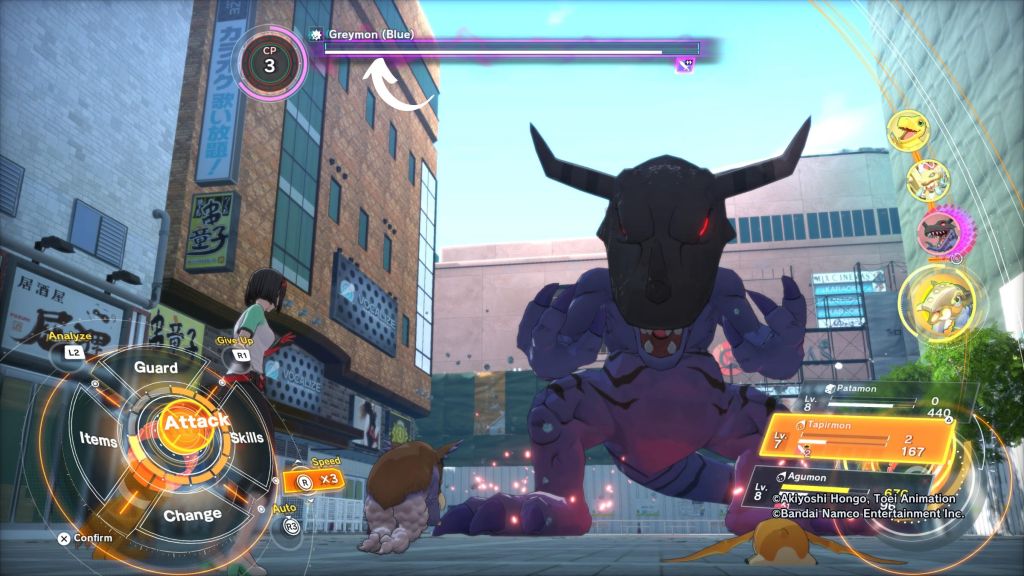 Blue Greymon Charge Break Bar Digimon Story Time Stranger