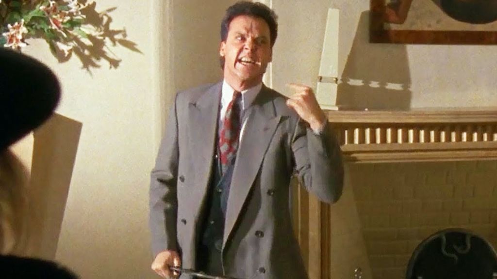 Bruce Wayne challenges Joker in Batman