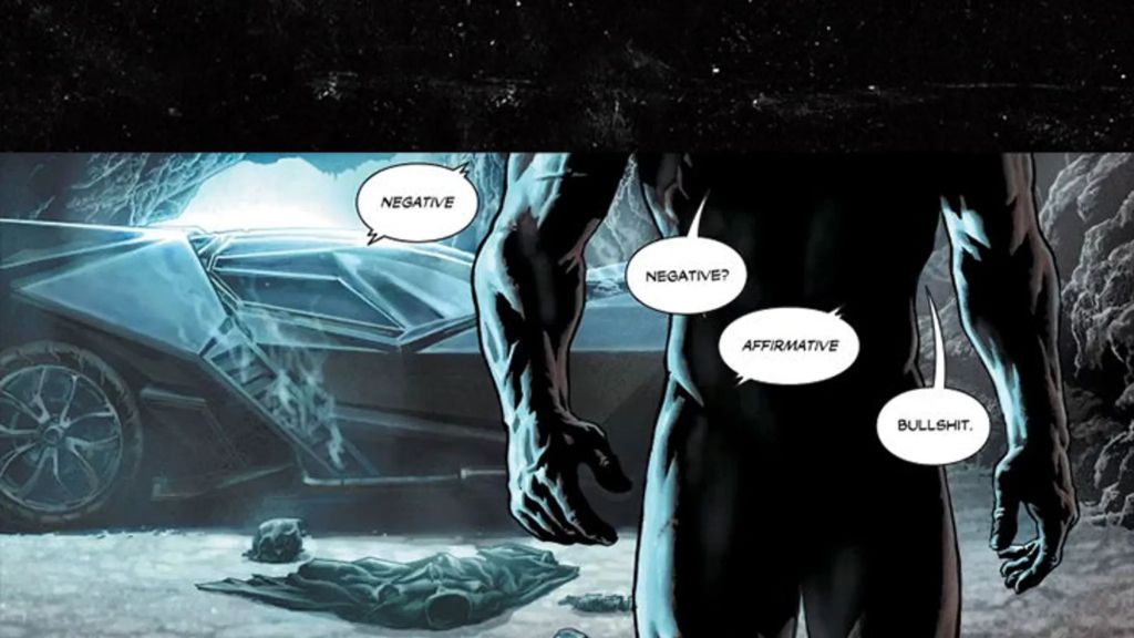 Bruce Wayne full frontal nudity in Batman Damned