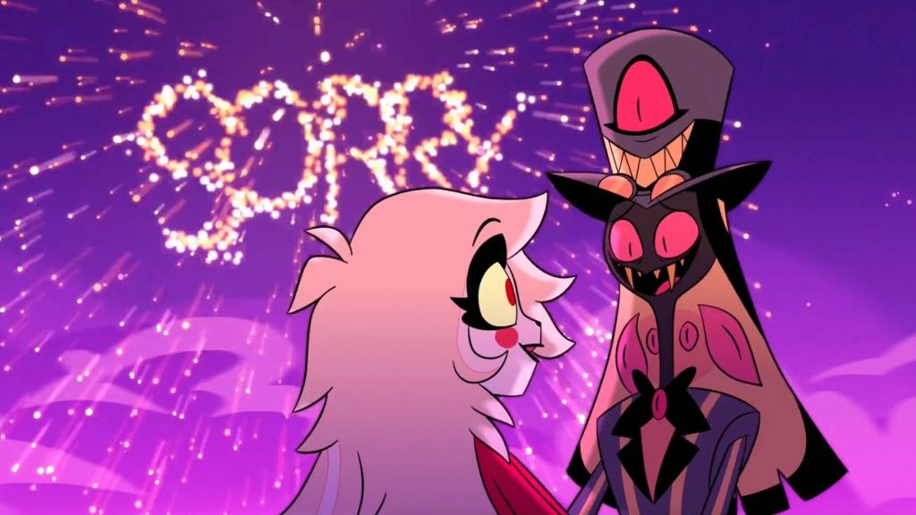 Charlie and Sir Pentious in Hazbin Hotel