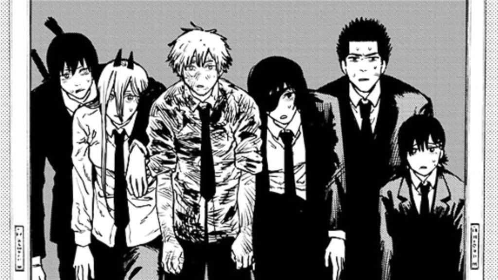 Division 4 Chainsaw Man - Denji, Aki, Power, Himeno, Kobeni