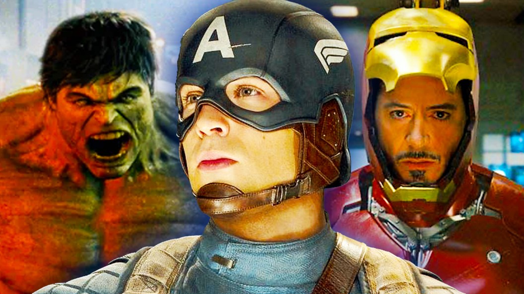 Captain America, the Hulk, and Iron Man in the MCU's Phase 1