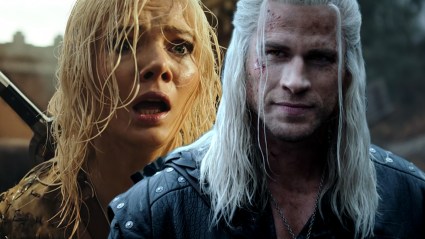 Ciri (Freya Allan) and Geralt (Liam Hemsworth) in The Witcher Season 4 finale