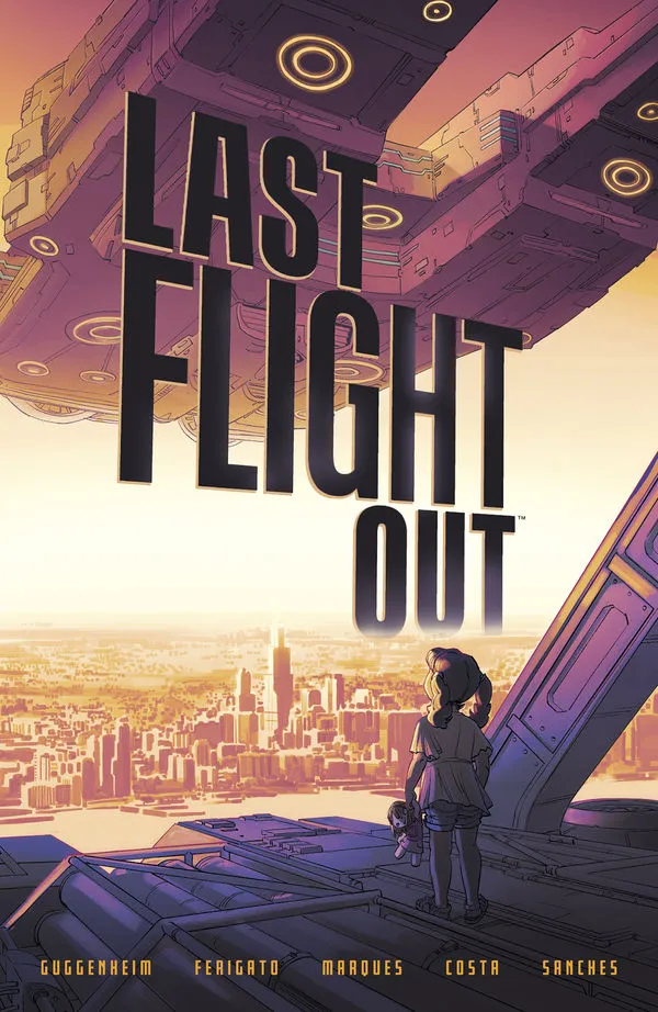 Capa da graphic novel Last Flight Out