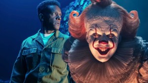 Dick Hallorann (Chris Chalk) and Pennywise (Bill Skarsgård) in IT Welcome to Derry