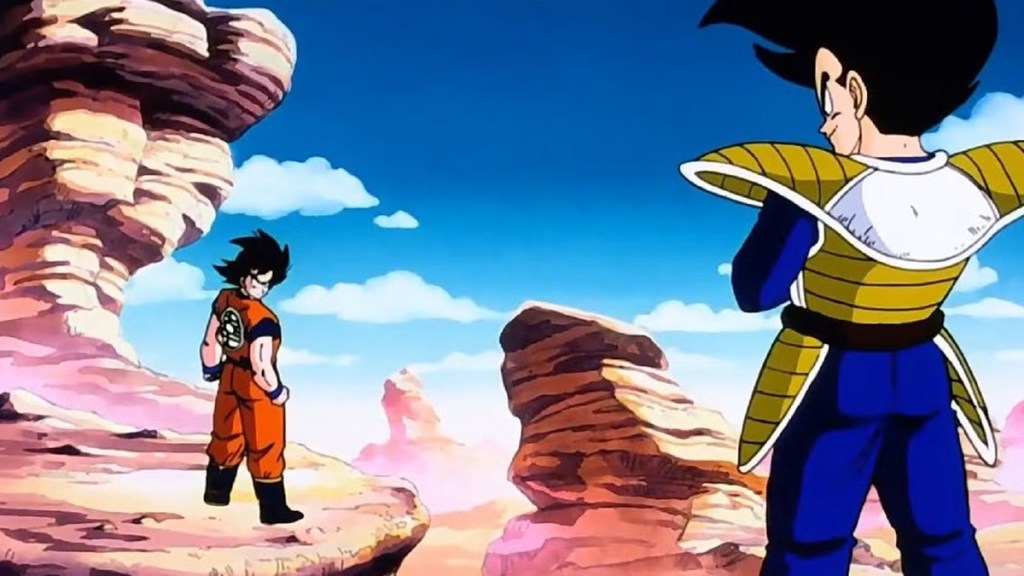 Dragon Ball Z Saiyan Saga Goku Vegeta