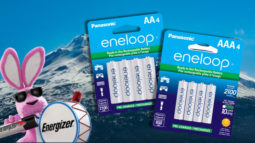 Energizer and panasonic eneloop battery deals
