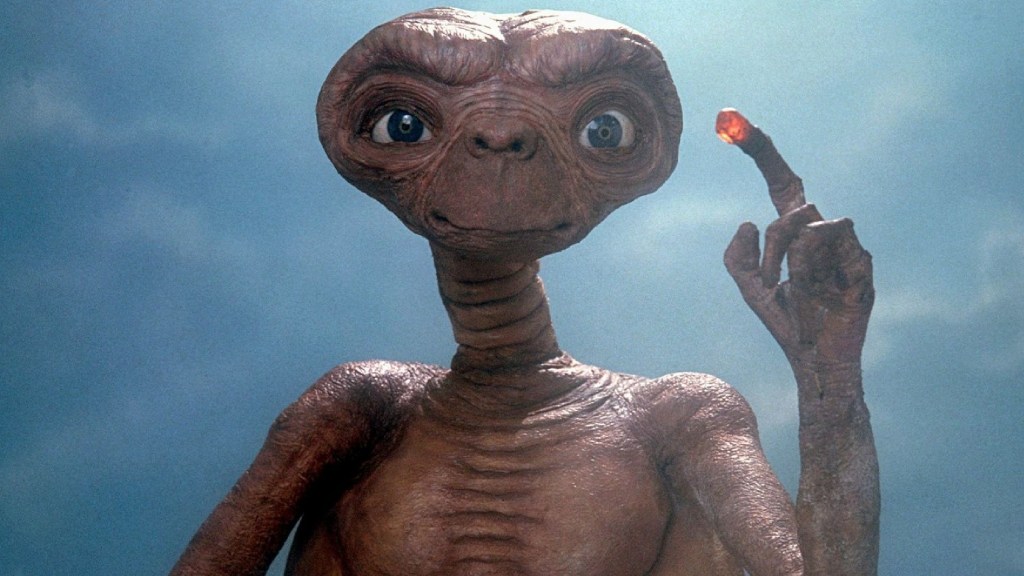 E.T. using his finger in E.T. the Extra-Terrestrial