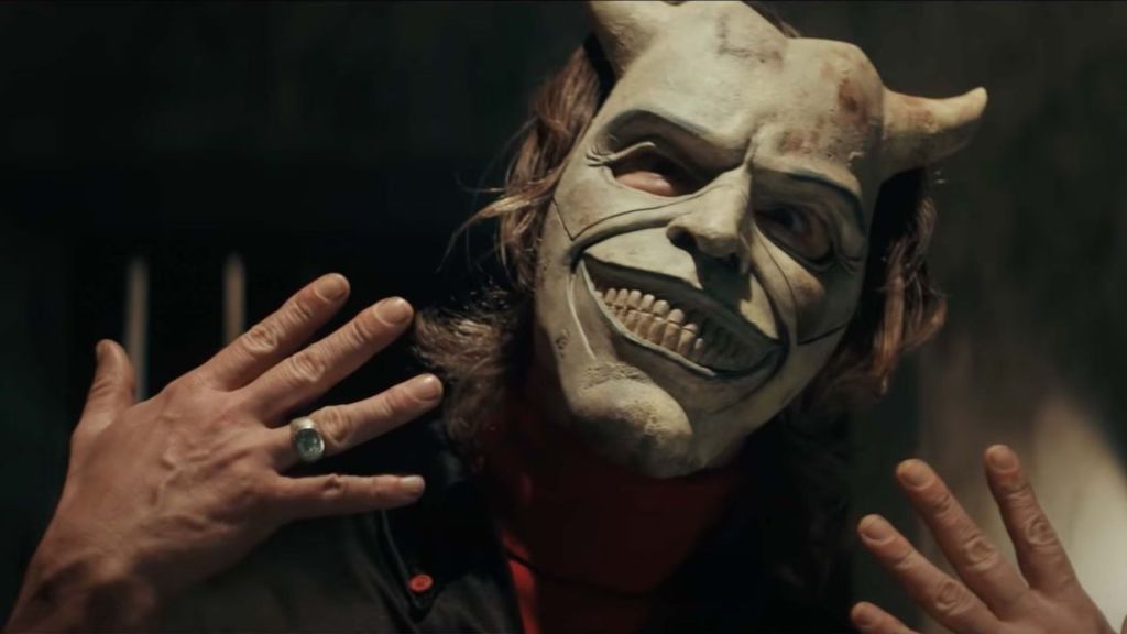 Ethan Hawke as the Grabber in The Black Phone