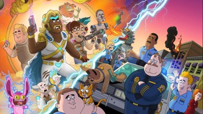 Key art for Paradise PD & Farzar: The Final Season