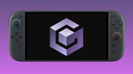 Gamecube on Switch 2 Purple Gradient