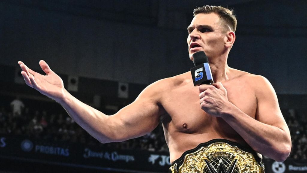 Gunther as WWE champion