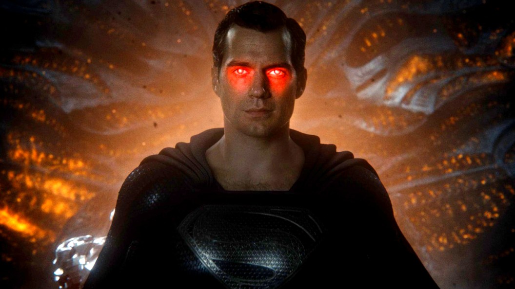 Henry Cavill as Superman with red eyes in Zack Snyder's Justice League