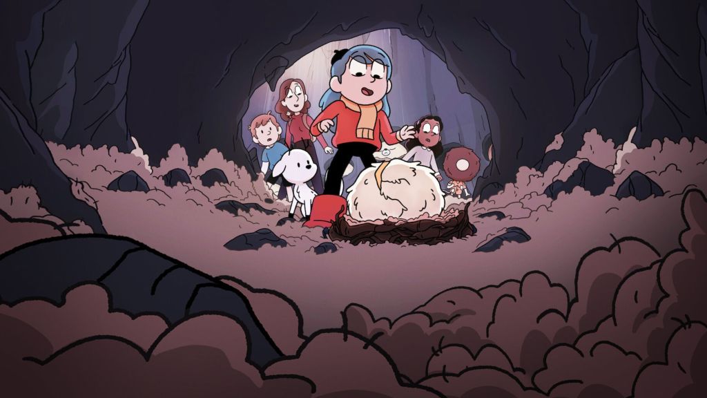 Hilda and her friends find a creature in Netflix's Hilda