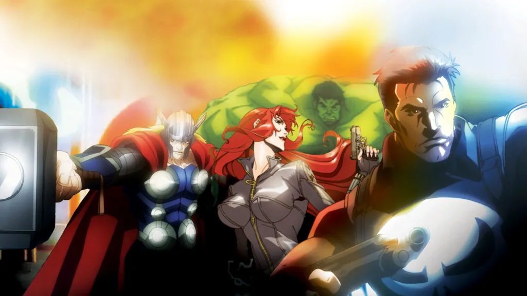 Hulk and Thor in Avengers Confidential Black Widow & Punisher