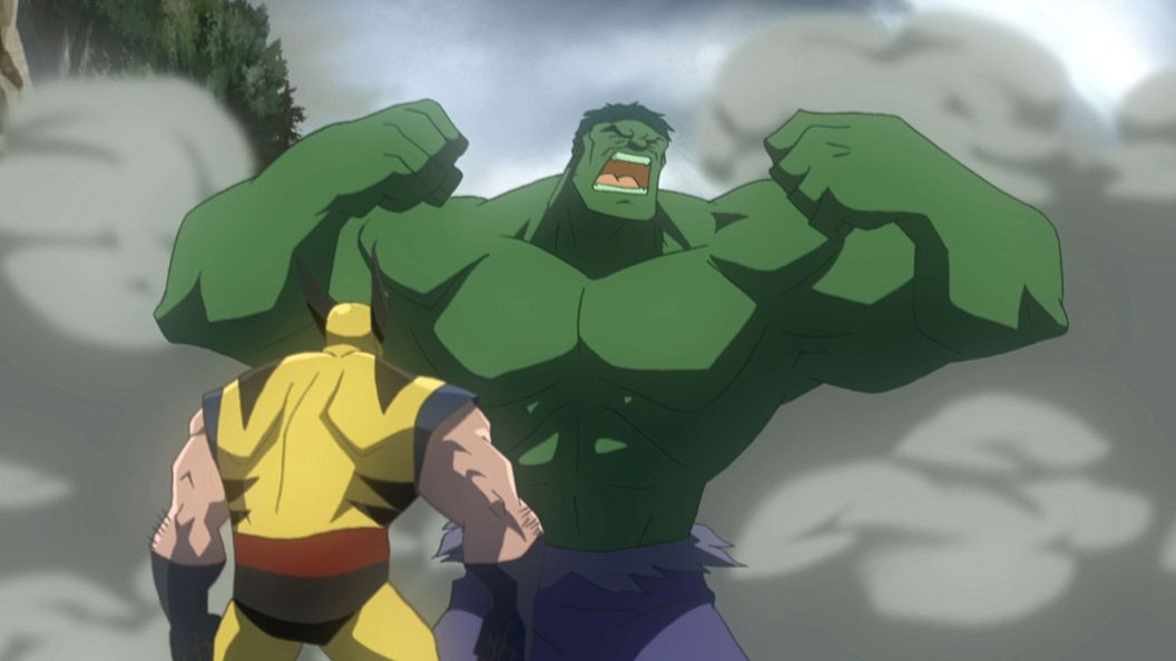 Hulk and Wolverine in Hulk Vs