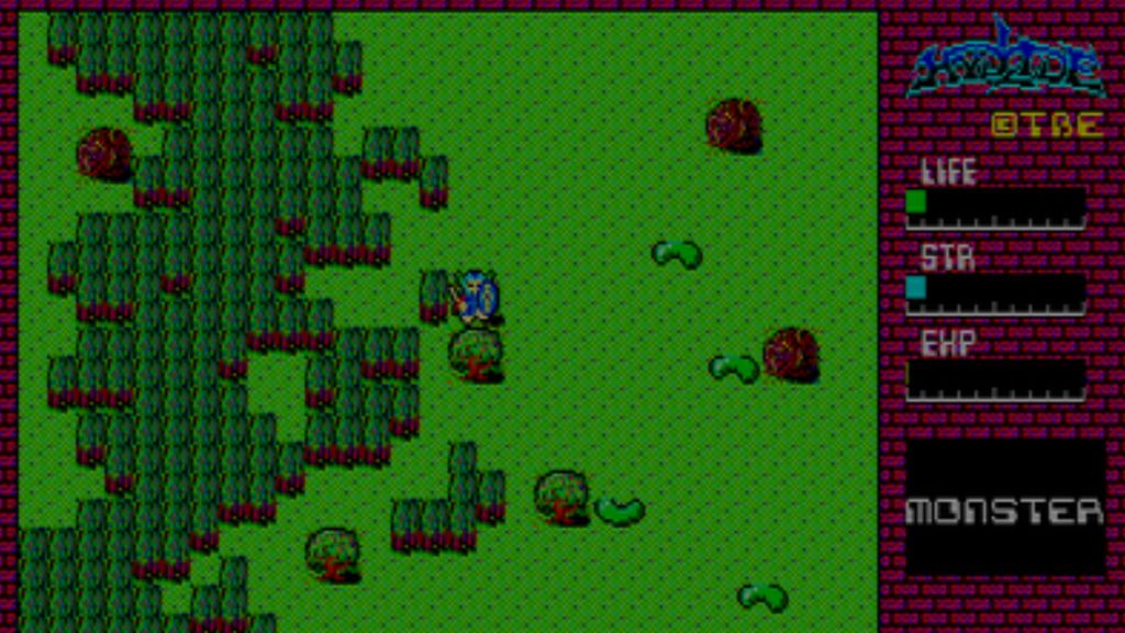 Hydlide Game Screenshot