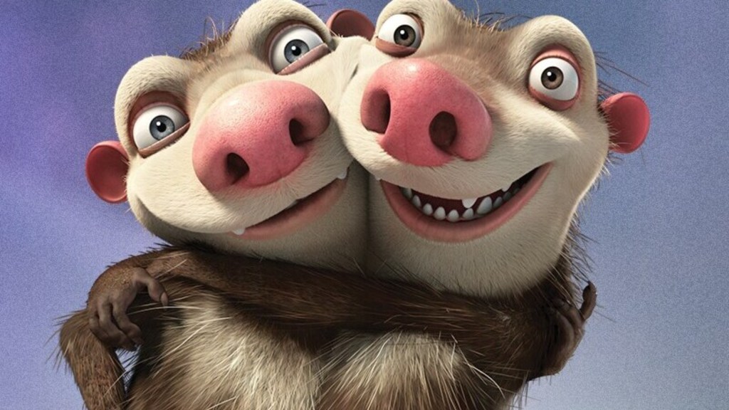 Crash and Eddie in Ice Age