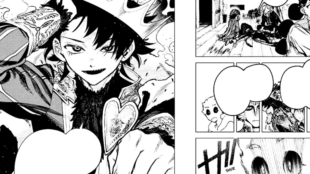 Ichi as seen overtaken by Uroro in Ichi the Witch Chapter 55