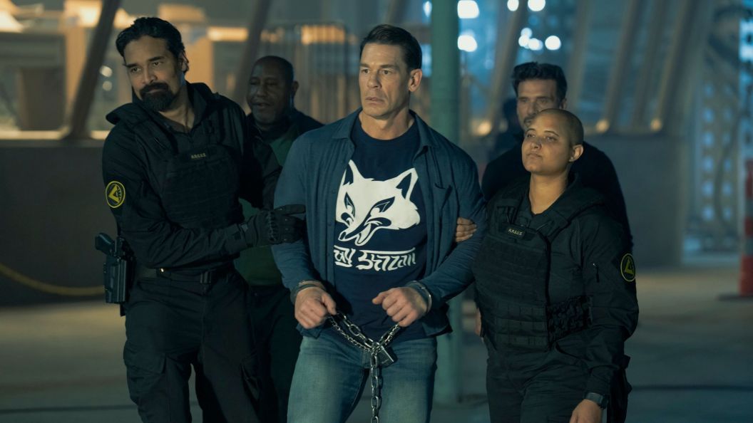 John Cena being arrested by ARGUS in Peacemaker Season 2