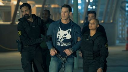 John Cena being arrested by ARGUS in Peacemaker Season 2